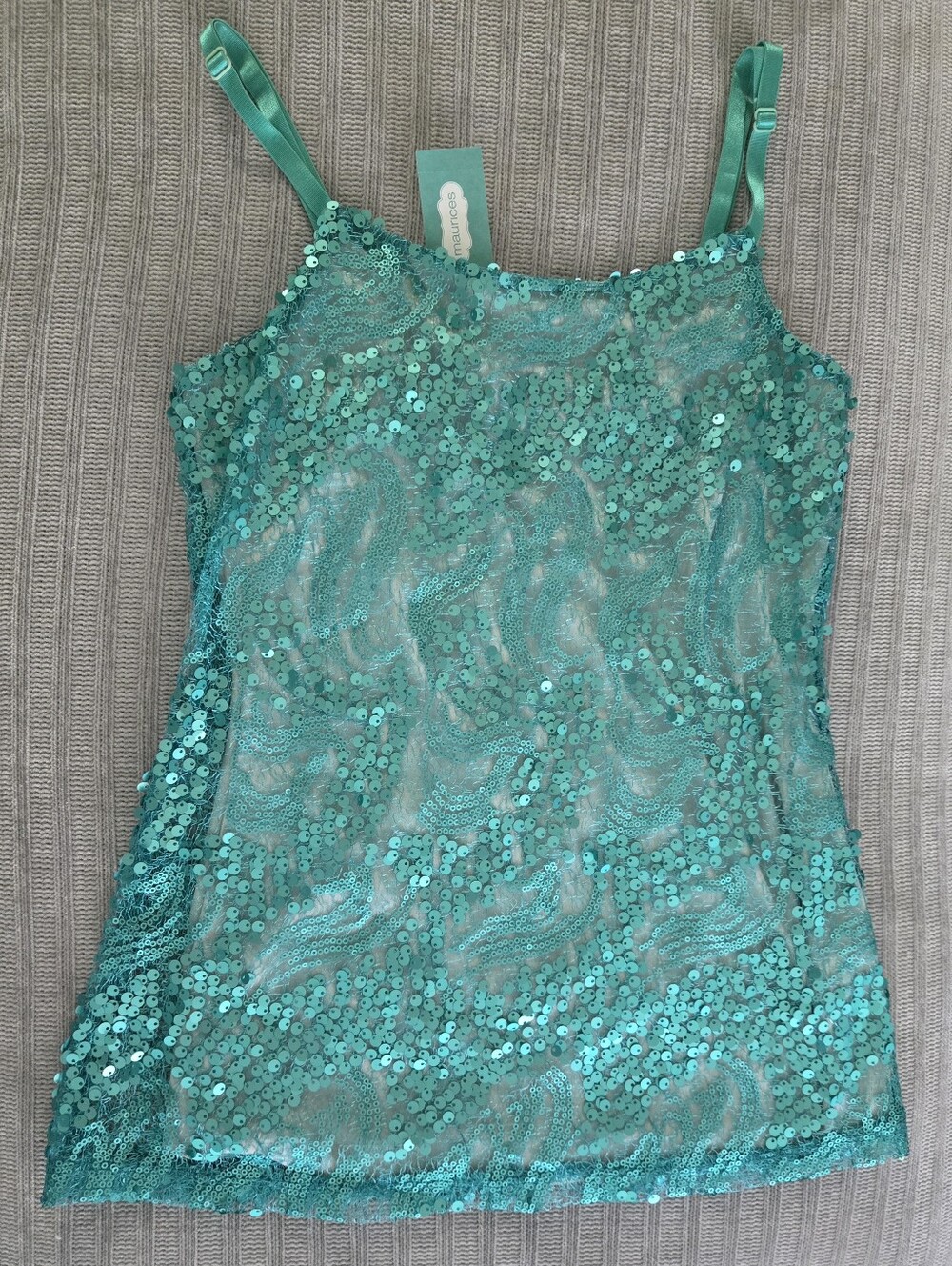 Simply Stunning Sequin Lined Tank Top